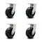 Service Caster 8 Inch Extra Heavy Duty Phenolic Wheel Swivel Caster Set with 2 Swivel Locks SCC-KP92S830-PHR-BSL-2-S-2 - alternate 1